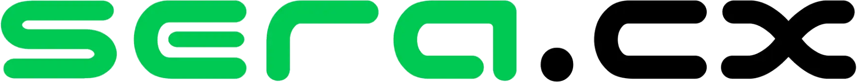 Sera wordmark, color variant